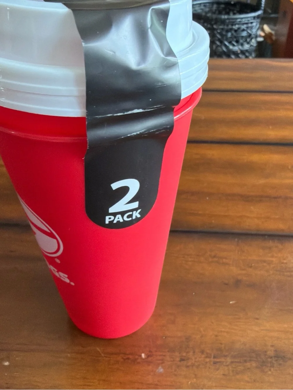 GEORGIA BULLDOGS CUPS: Two 2 Packs: BRAND NEW: 17 oz Coffee: NCAA Football